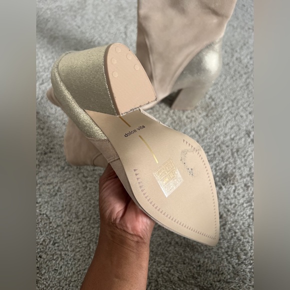 NEW Blogger Favorite DOLCE VITA nestly boot in dune multi suede - Picture 8 of 12